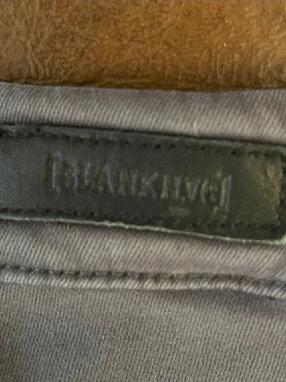 BlankNYC Gray Zip-Accent Skinny Pants Size 30